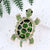 Turtle Brooch - Green