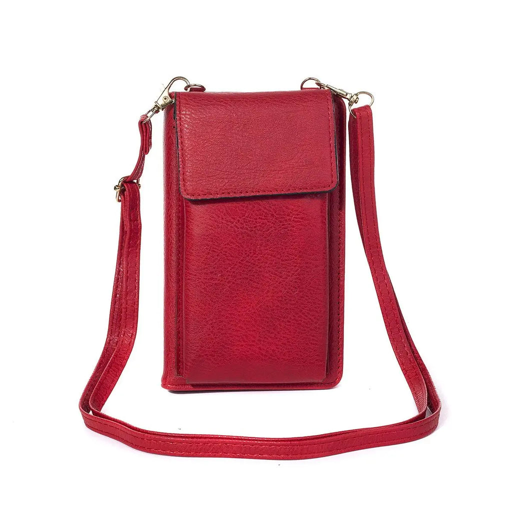 Wallet with Phone Bag - Red