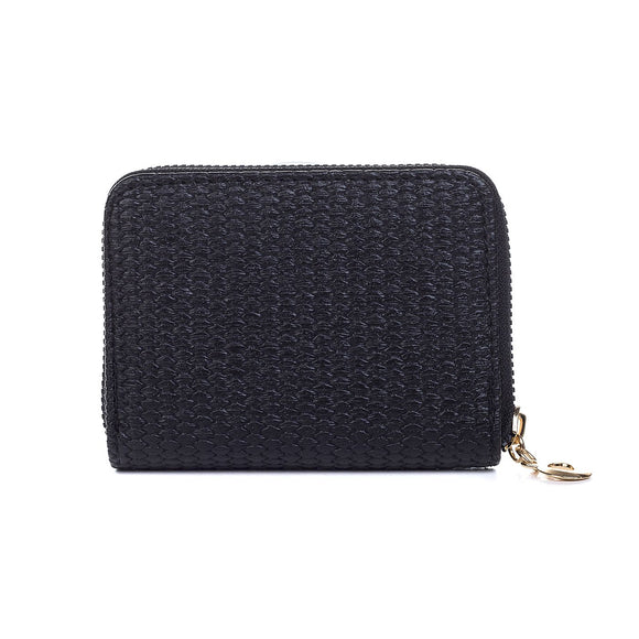 Zip Around Card Holder - Black