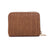 Zip Around Card Holder - Caramel