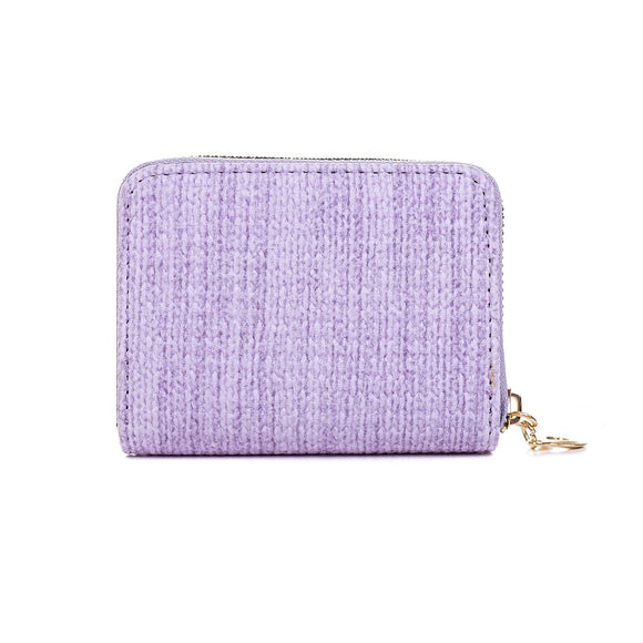 Zip Around Card Holder - Lilac