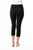 Capri Stretch Denim Jeggings By Cafe Latte - Black