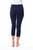 Capri Stretch Denim Jeggings By Cafe Latte - Navy