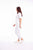 7/8 Stretch Denim Pants By Cafe Latte - White