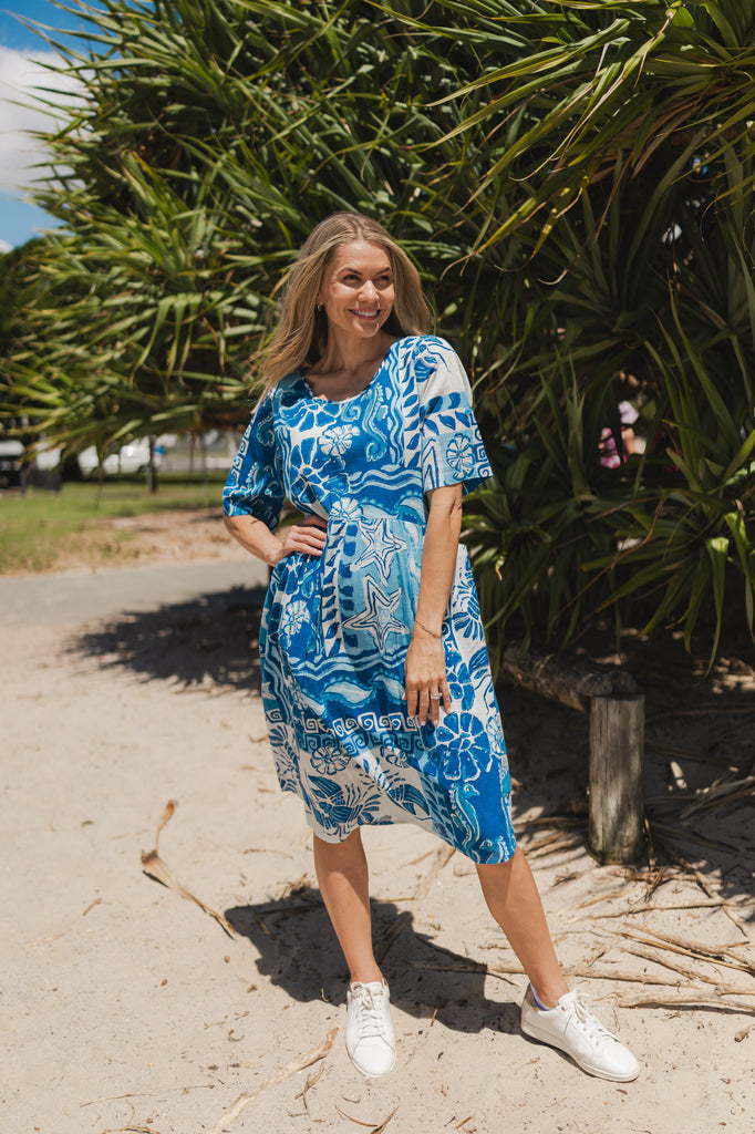Yvonne Dress By One Summer - Moon Sea