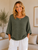 Semplice Knit Top By Free Angel - Khaki