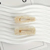 Square Beige Hair Clip