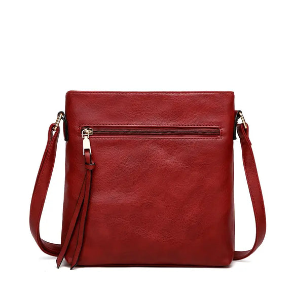 Shoulder Square Bag - Red