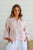 Gentile Linen Top By Free Angel - Blush