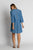 Memphis Tuck Dress By IBSA - Light Denim