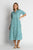 Nashville Button Down Midi Dress By IBSA - Ocean