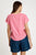 Round Neck T-Shirt By Ibsa - Carnation