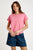 Round Neck T-Shirt By Ibsa - Carnation