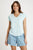 Vee Neck T-Shirt By Ibsa - Blue