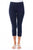 Cotton Capri Jeggings - Navy