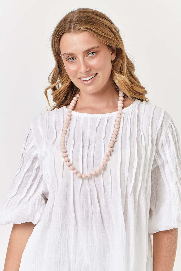 Namastai Bead Necklace - Blush