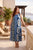 Liberte Sleeveless Midi Dress By Orientique - Blue