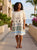 Liberte Contemporary Dress By Orientique - White