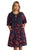 Kamila Dress By Lulalife - Navy