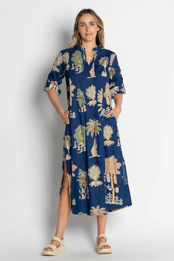 Amrita Midi Dress By LulaLife - Navy