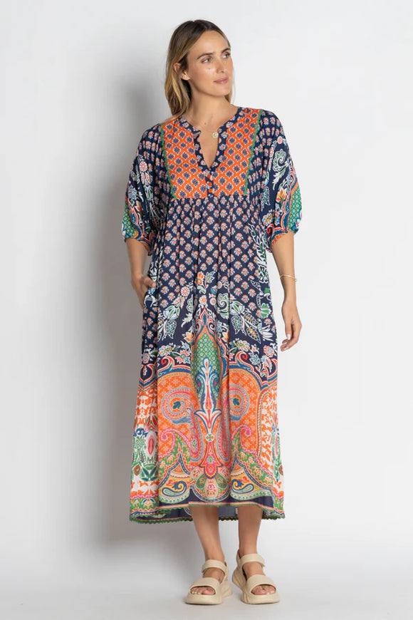 Sarai Midi Dress By LulaLife - Navy