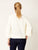 Colour Pop Balloon Sleeve Top By Luna Sky - Winter White