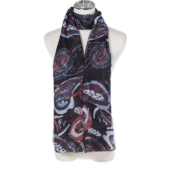 Scarf - Red / Black