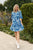 Maya Button V Neck Layer Dress By One Summer - Tribal Mark