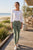 Full Length Pull On Jegging By Cafe Latte - Khaki