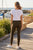 Full Length Pull On Jegging By Cafe Latte - Chocolate