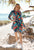 Vivian V Neck Shirt Dress By One Summer - Tropical