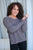 Rolled Edge Knit With Back Zip By Gelatu - Shadow